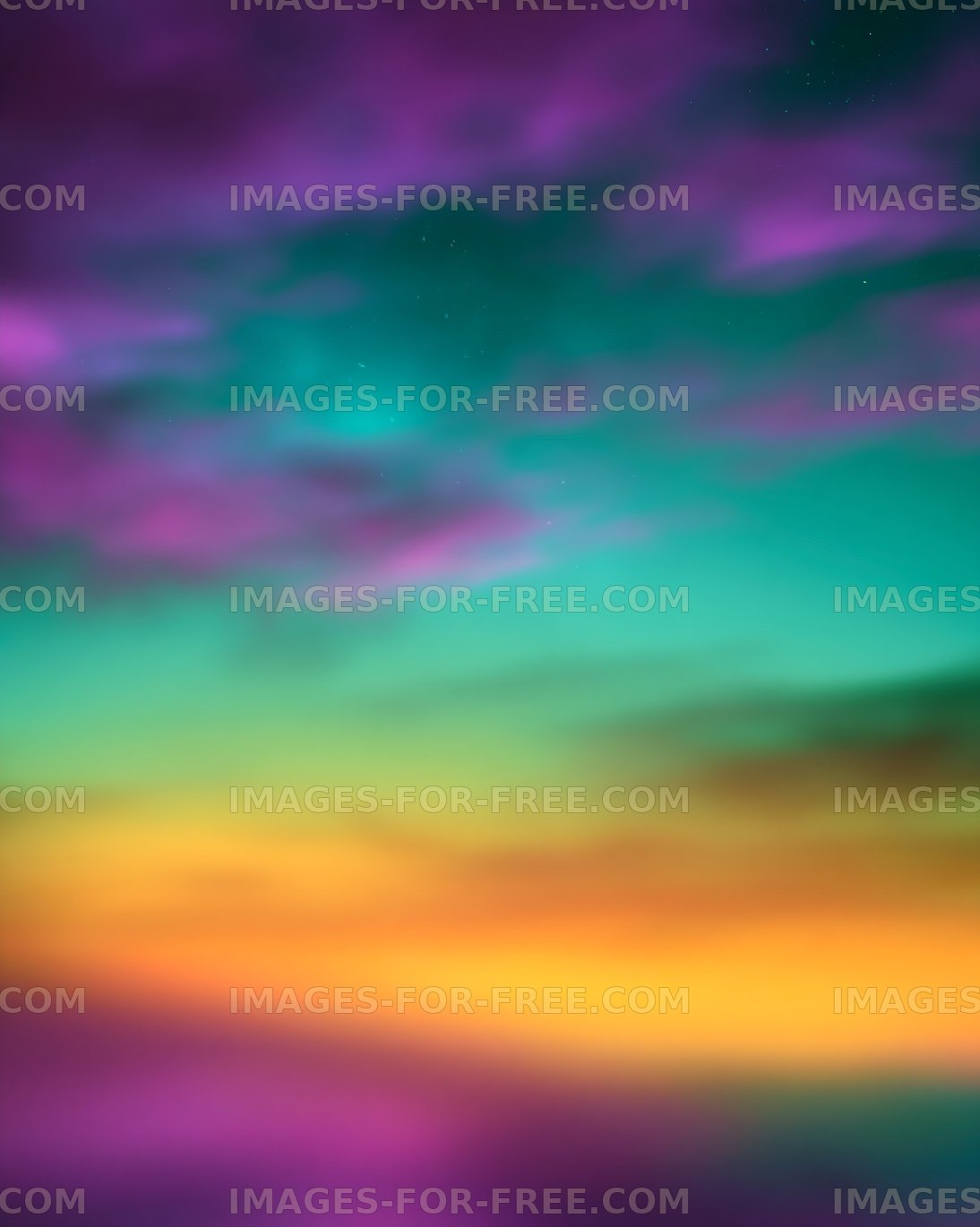 Vibrant colors blend in a twilight sky