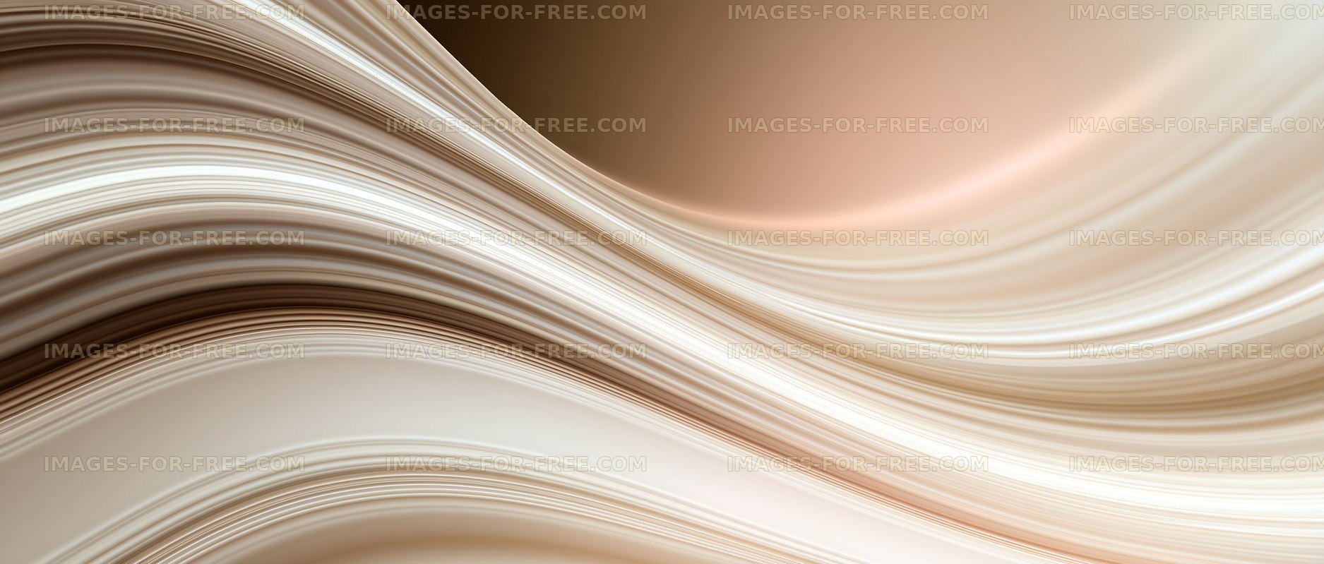 Wavy patterns in light tones create abstract design