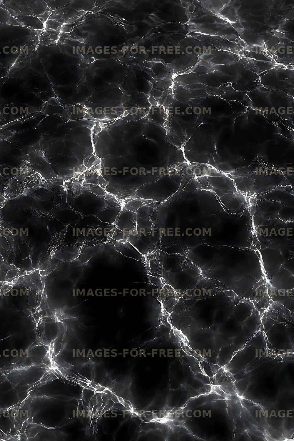 Abstract dark water texture with luminous ripples
