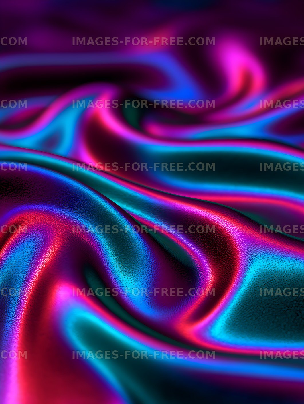 Vibrant abstract neon wave texture