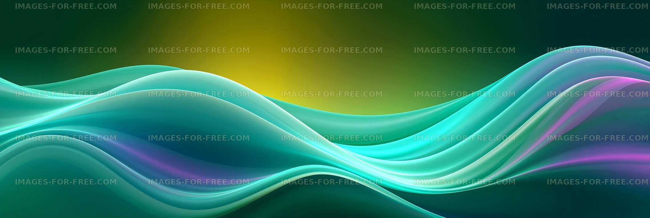 Colorful flowing wave background