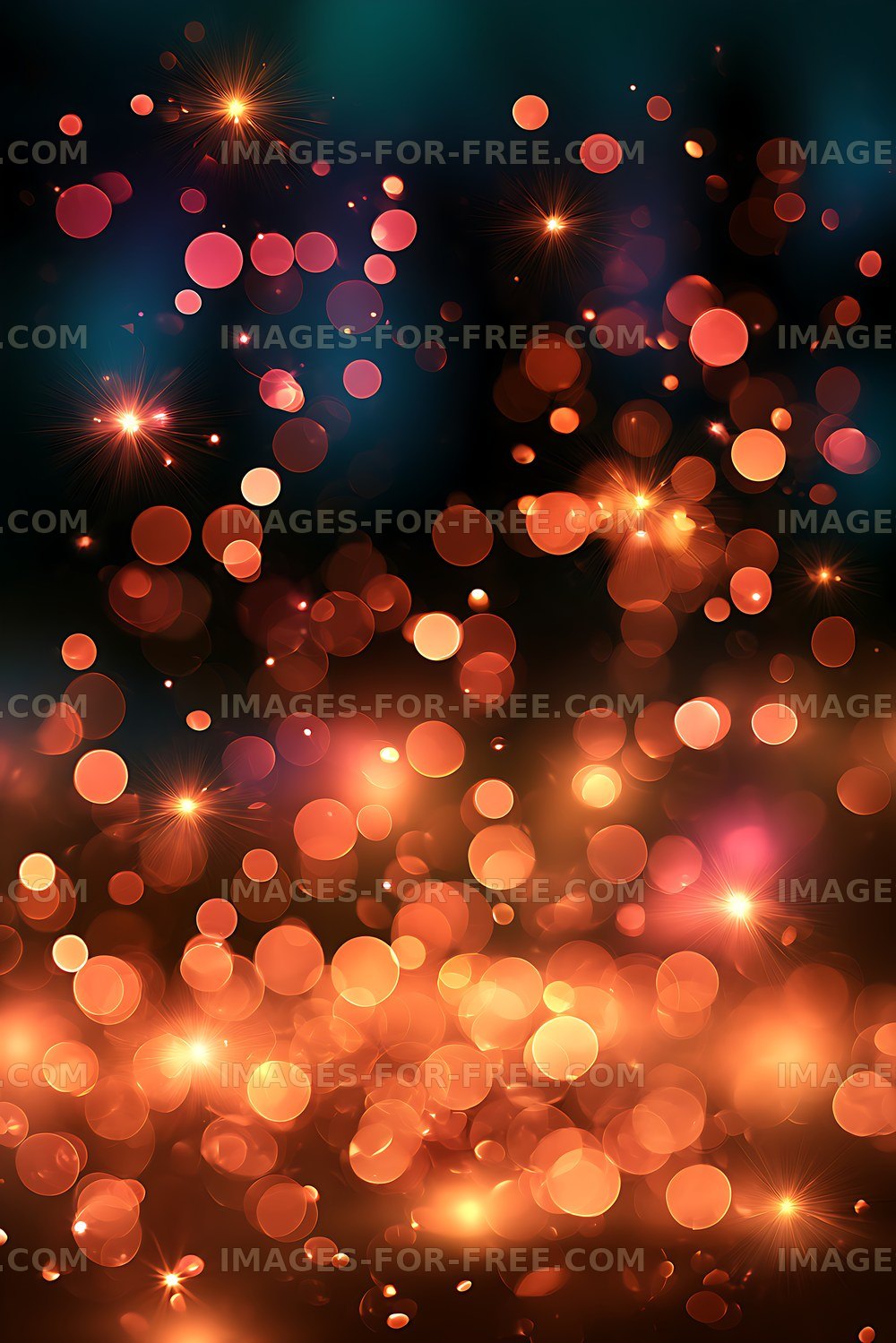 Warm abstract bokeh light background