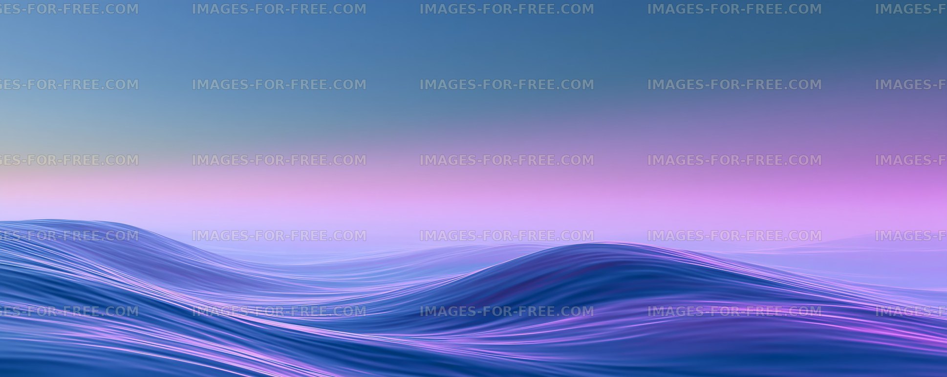 Blue and purple flowing wave background