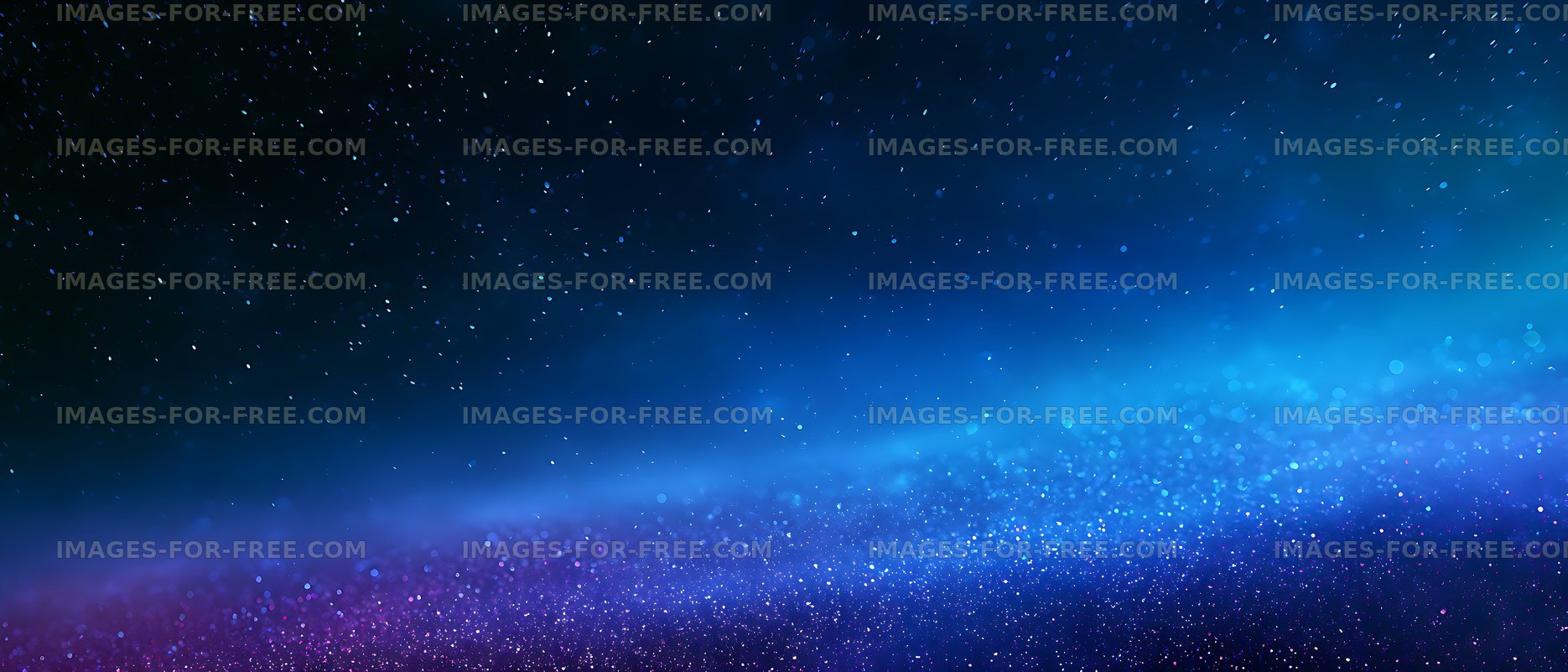 Blue purple glittering particle backdrop