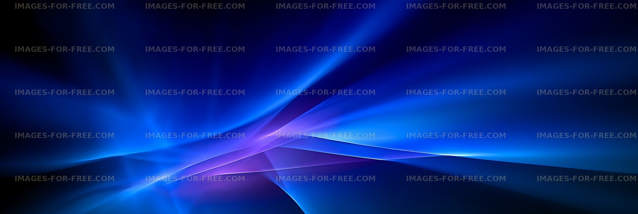 Luminous blue and purple abstract light waves