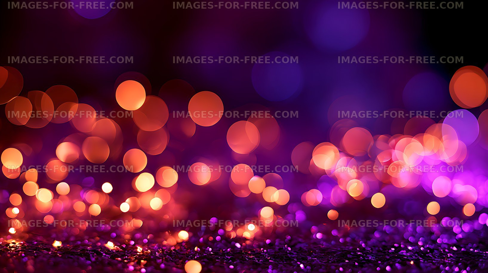 Vivid colorful bokeh light abstract background