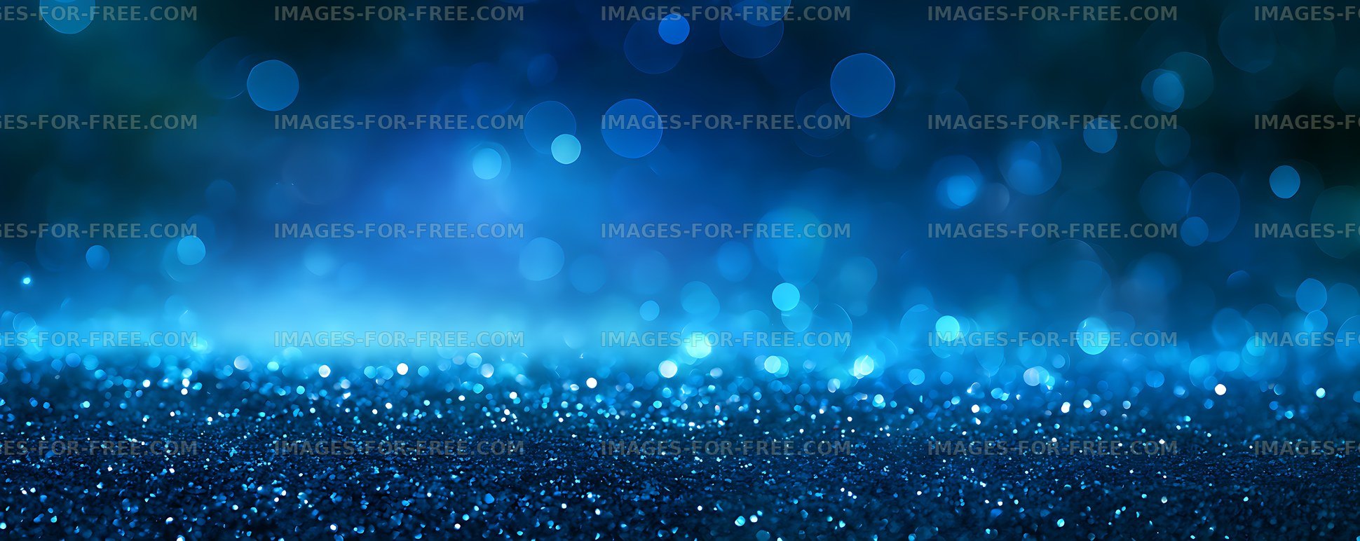 Abstract blue bokeh and glitter texture