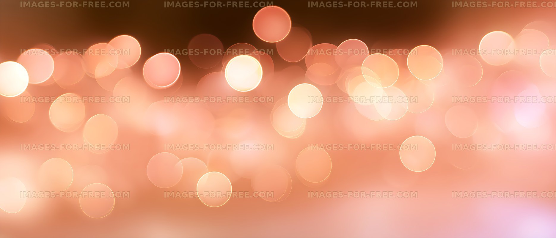Soft coral bokeh light background