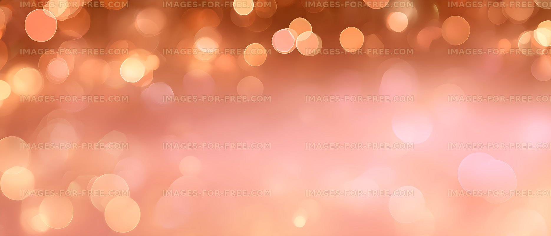 Soft orange peach bokeh abstract background