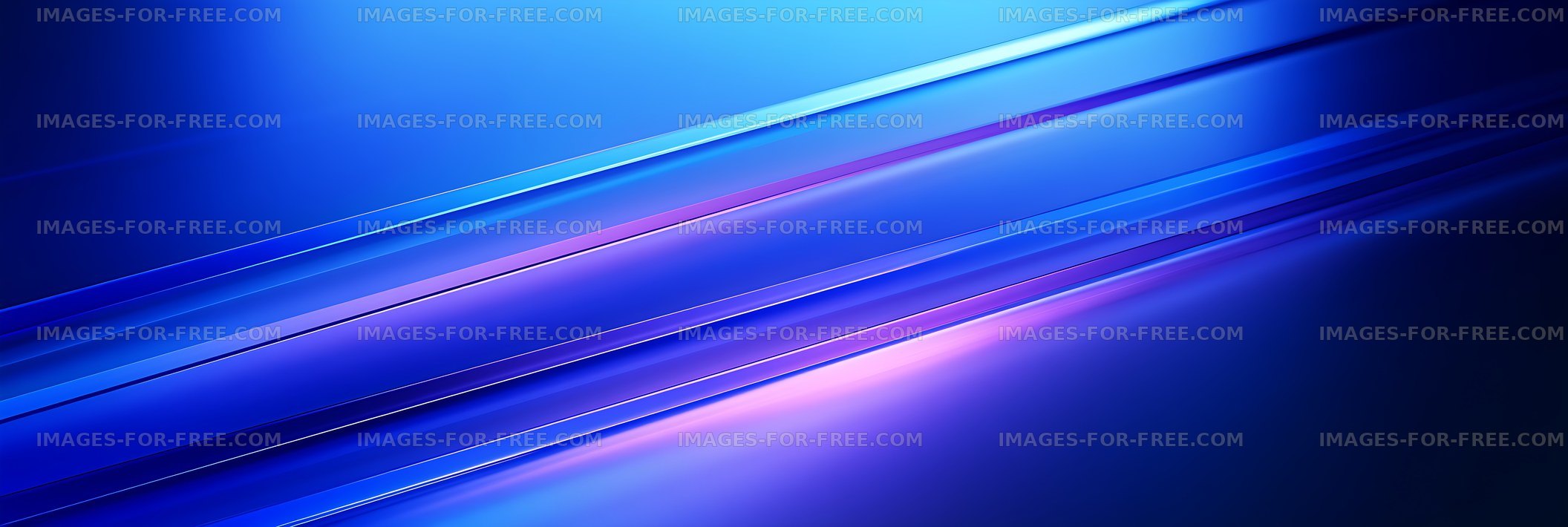 Blue purple luminous streaks on abstract gradient background