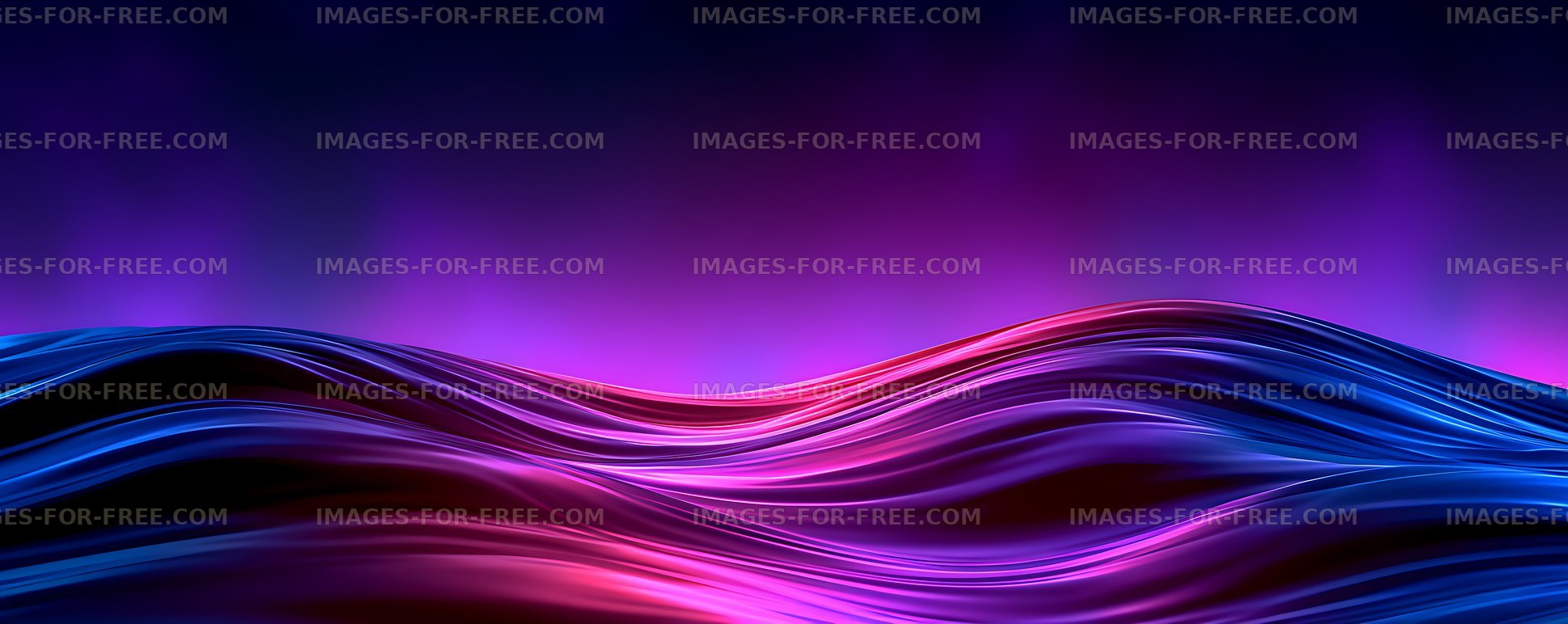 Vibrant abstract neon wave background