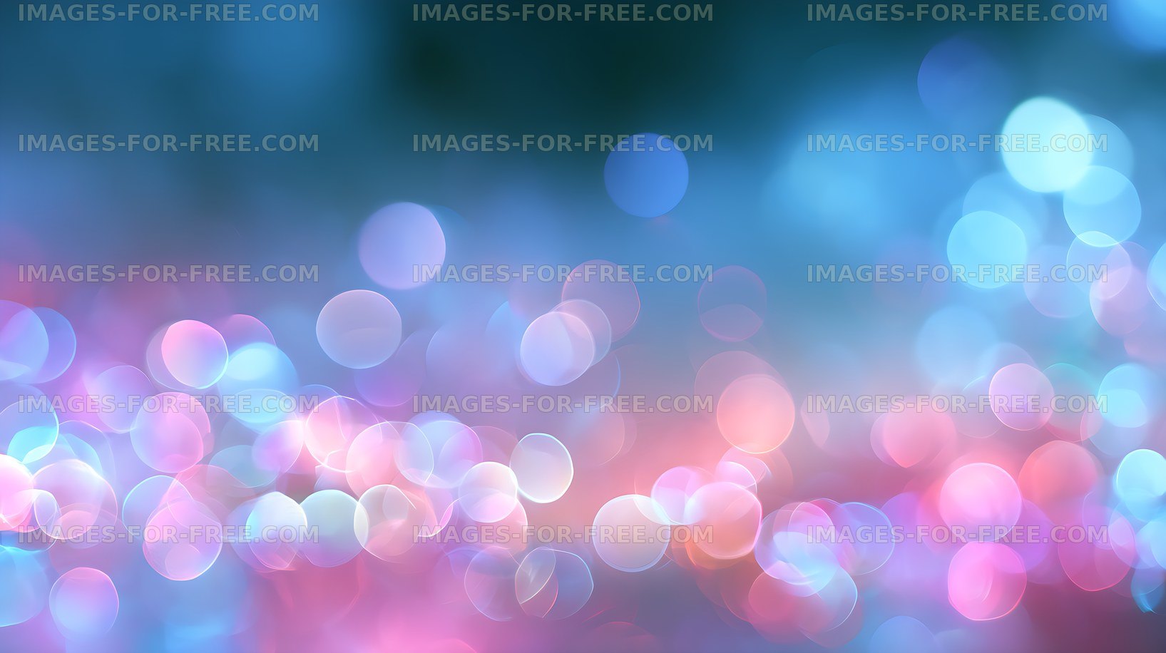 Dreamy colorful bokeh lights in pastel tones