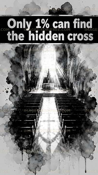 Hidden cross challenge in a church setting
