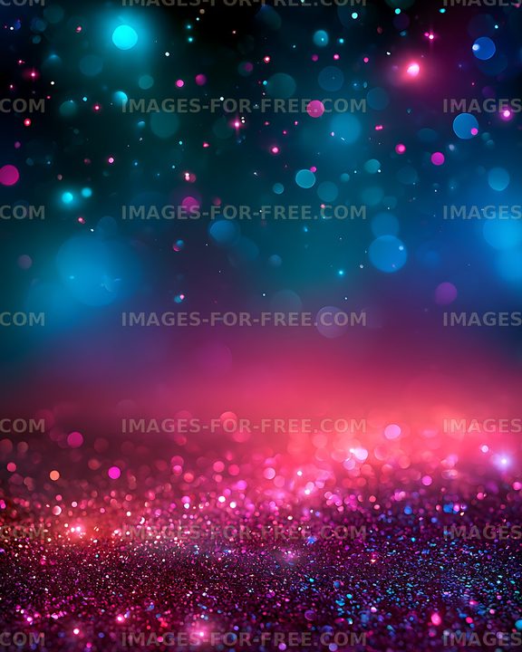 Colorful bokeh background with sparkling lights and soft gradients