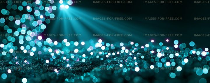 Dappled light and sparkling bokeh create vibrant background scene