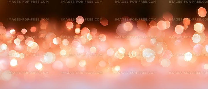 Soft blurred lights at a festive gathering in the evening