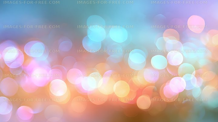Colorful pastel bokeh abstract background