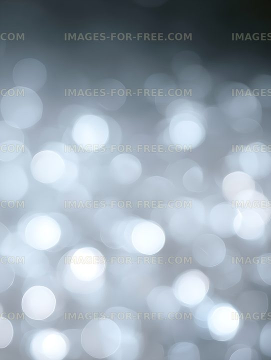 Dreamy blue bokeh lights on a soft abstract background