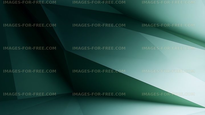 Layered Green Geometric Abstract Background