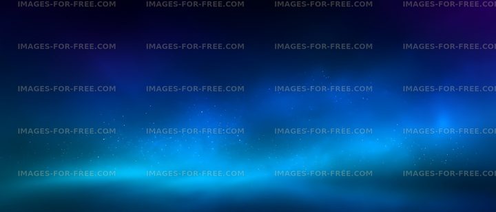 Blue cyan light particles on dark abstract background