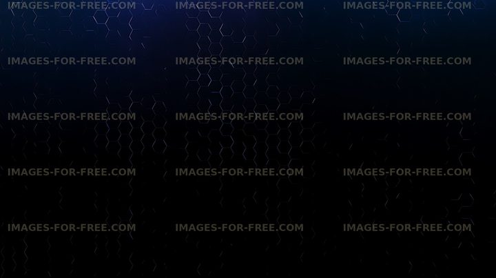 Abstract dark honeycomb pattern with blue highlights