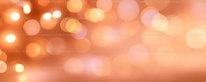 Abstract warm orange bokeh background