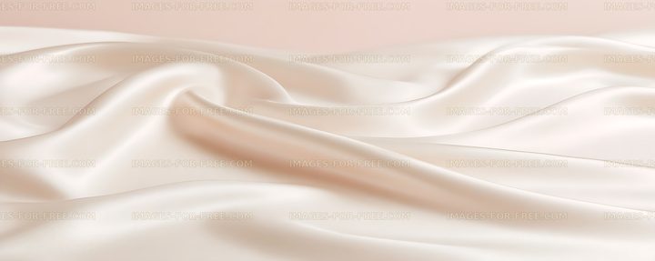 Soft cream satin folds in an abstract minimalist background