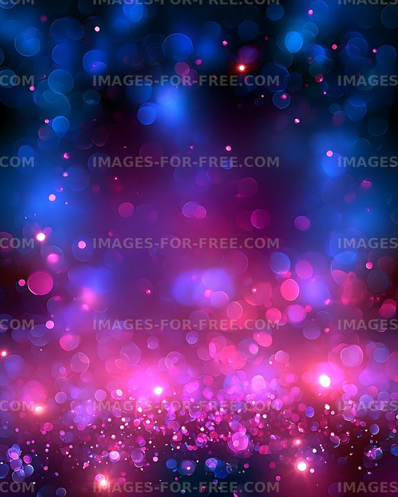 Vibrant blue pink bokeh abstract light texture