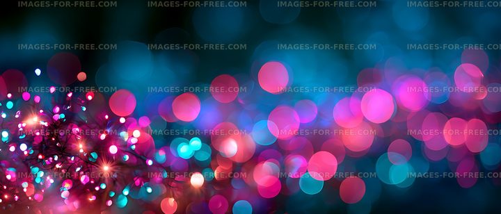 Vibrant multicolor bokeh light background