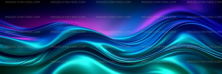 Vibrant abstract neon wave background