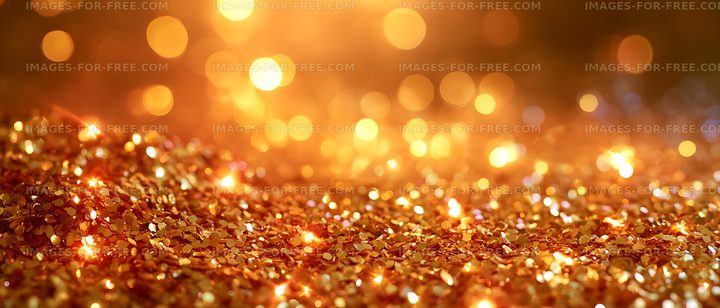Warm golden glitter sparkle background
