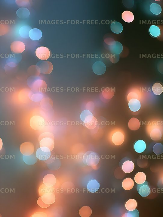 Colorful blurred bokeh light background