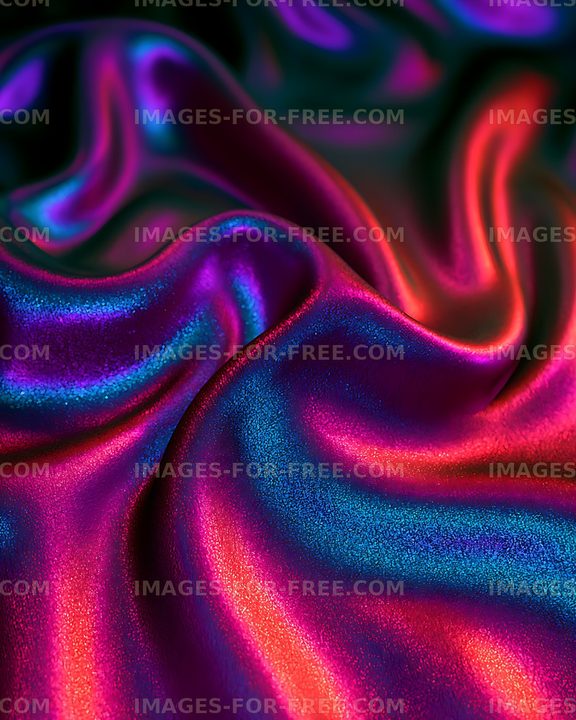 Vibrant abstract fabric with neon colors