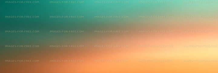 Soft teal and orange abstract color gradient