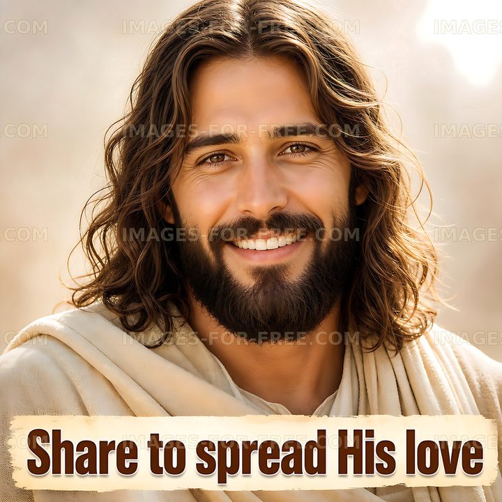 Man with long hair and beard smiling warmly at the camera